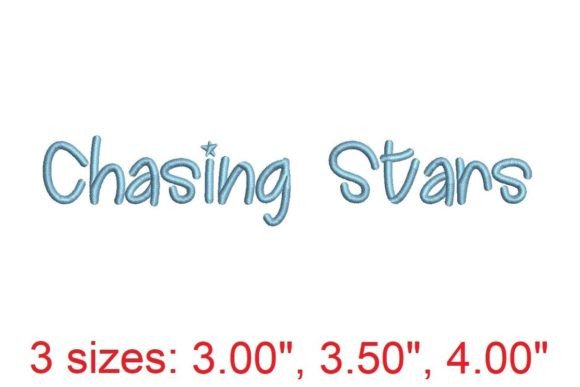 Chasing Stars: A Celestial Font for Holiday Embroidery