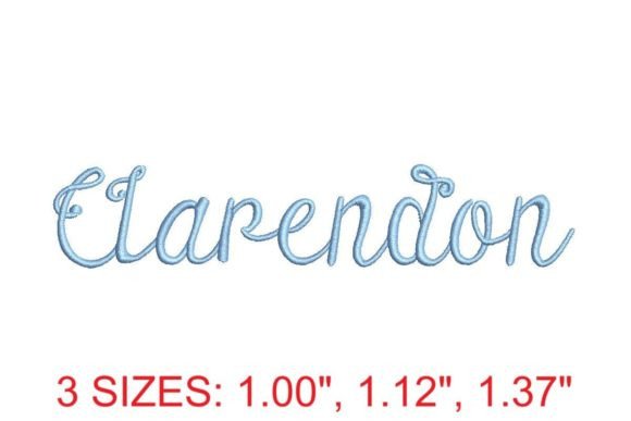 Clarendon Embroidery Font: A Designer’s Review