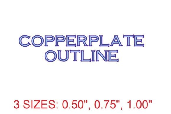 Copperplate Outline Font Review
