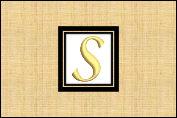 Gold Letter S Embroidery Review