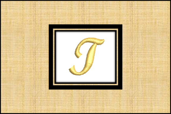 Gold Letter T: Elegant Monogram for Handmade Gifts