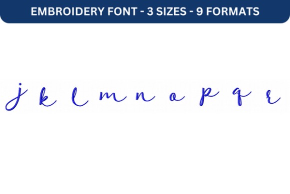 Review: Rose of Baltimore Font Lower J to R for Craft Fairs