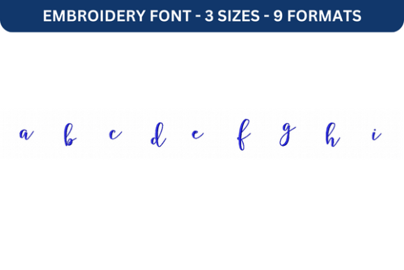 Review: Storybook Font Lower a to I for Embroidery