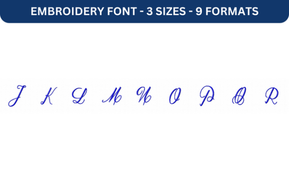 Reviewing Question and Love Font J-R for Embroidery