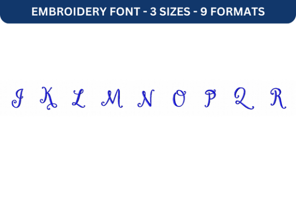 Reviewing Secret Garden Font Upper J to R